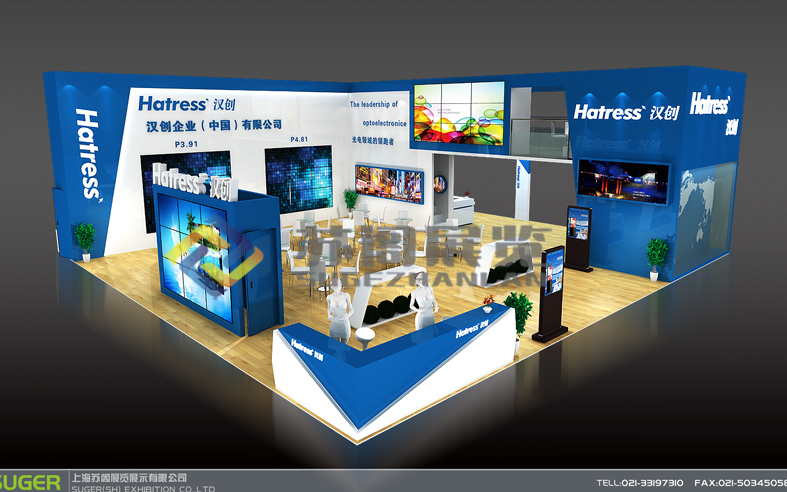 上海LED展—漢創(chuàng)展臺(tái)設(shè)計(jì)