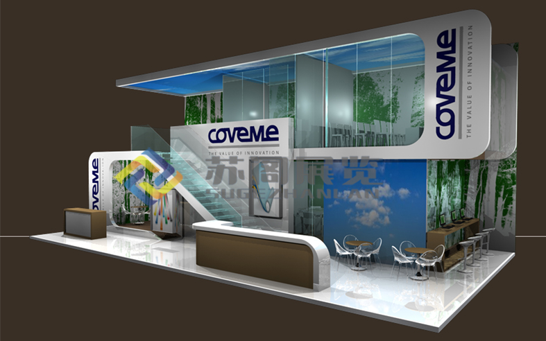 新能源展—康維明薄膜展臺設(shè)計(jì)