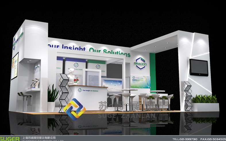 醫(yī)藥展—博萊科藥業(yè)展臺設(shè)計(jì)